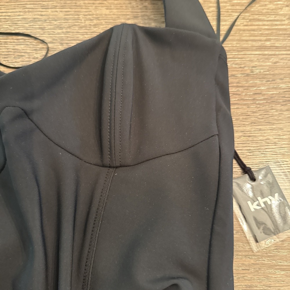 Khy x Dilara Findikoglu Fitted Halter Dress in Black XS KYLIE JENNER - Picture 8 of 13
